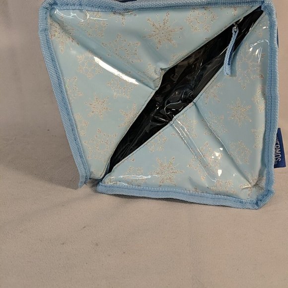 Thermos Frozen Lunch Bag Ice Cube Box Elsa Ana Olaf NEW NWT PVC FREE Blue Girl's - Picture 6 of 15
